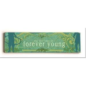    ArteHouse 0003 2615 24 Forever Young Vintage Sign: Toys & Games