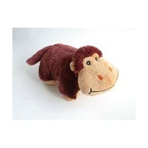  8 Plush My Monkey Dog Squeaker Toy   Brown (Small) Pet 