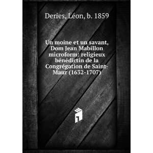  Un moine et un savant, Dom Jean Mabillon microform 