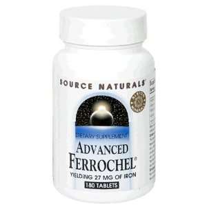  Source Naturals Ferrochel Advanced 27mg Iron, 180 Tablets 