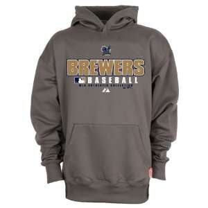 Milwaukee Brewers AC Therma Base Youth Practice Performance Hooded 