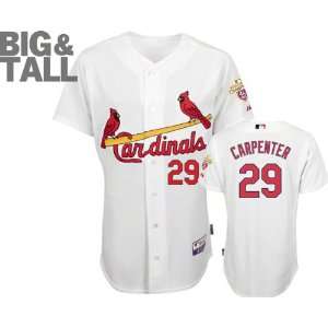 Chris Carpenter Jersey Big & Tall St. Louis Cardinals #29 Home White 
