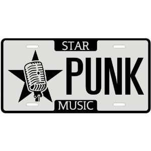    New  I Am A Punk Rock Star   License Plate Music
