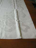   Damask Pattern Linen Tablecloth Banquet Table Cloth 77x58  