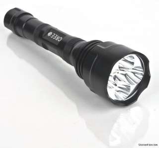   3800 Lumens Cree T6 LED Torch/Flashlight Remote Pressure Switch  