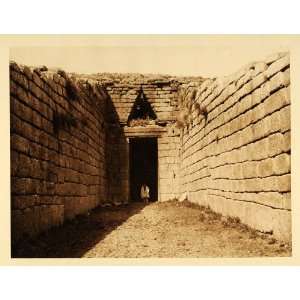  1926 Treasury Atreus Tomb Agamemnon Trojan War Ruins 