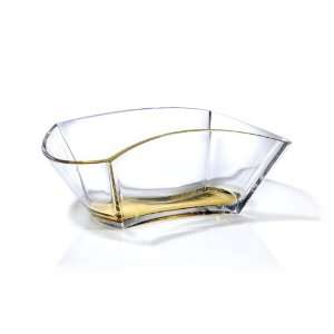 Amber Crystal Bowl   Sophia Collection   Bohemia Crystal   Made In 