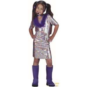  Childs Pop Star Diva Halloween Costume (Size: Small 4 6 