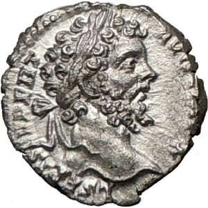  SEPTIMIUS SEVERUS 197AD Rare Ancient Authentic Silver 