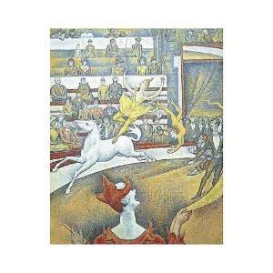   The Circus Finest LAMINATED Print Georges Seurat 13x19