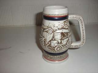 AVON COLLECTORS SMALL BEER STEIN>>>OLD TIME CARS  