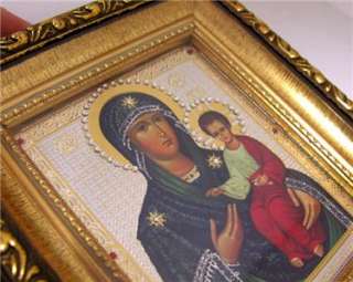 Madonna & Child Russian Icon Virgin Mary Christ Jesus  