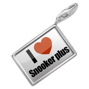 FotoCharms I Love plus snooker   Charm with Lobster Clasp For Charms 