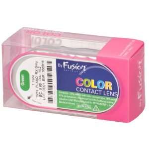  iColorVue Green Single Tone Colored Contact Lenses   Pair 