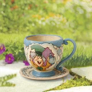   Jim Shore / Disney Traditions   Mad Hatter and March Hare Flower Pot
