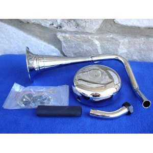  TRUMPET HORN ASSEMBLY 12 VOLT FOR HARLEY SOFTAIL 1984 90 