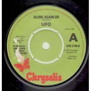  ALONE AGAIN OR 7 INCH (7 VINYL 45) UK CHRYSALIS 1977 UFO 