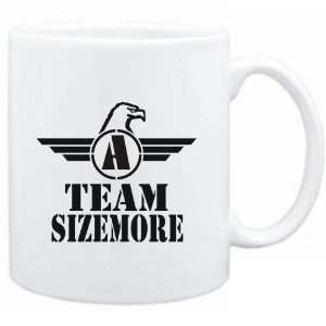  Mug White  Team Sizemore   Falcon Initial  Last Names 