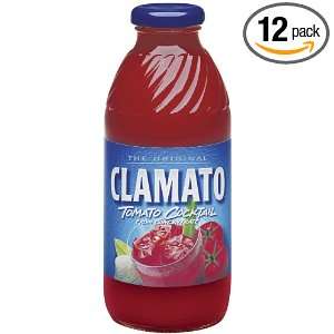 Clamato Juice, 16 Ounce Glass Bottles Grocery & Gourmet Food
