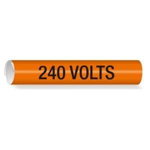  240 Volts, Small (3/4 x 4) Label