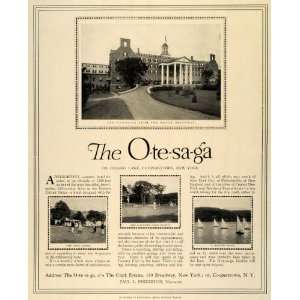  1912 Ad Otesaga Lake Hotel Cooperstown New York Clark 