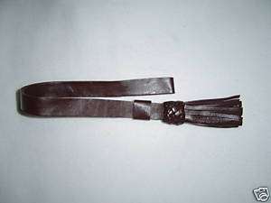 COSSAK SHASSIKA SABER SWORD KNOT   BROWN LEATHER   SK4  