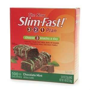  Slim Fast Slim Fast 100 Calorie Snack Bars, Chocolate Mint 