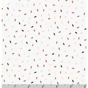  Robert Kaufman Sprinkles White Fabric: Arts, Crafts 