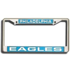  Philadelphia Eagles Laser Cut Chrome License Plate Frame 