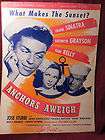 Sheet Music What Makes The Sunset Anchors Aweigh Frank Sinatra Gene 