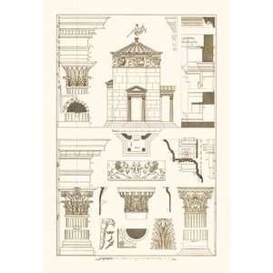  Tower of the Winds and Stoa of Hadrian   Paper Poster (18 