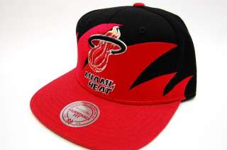 Miami Heat M&N Snapback Sharktooth Hat Lebron James  