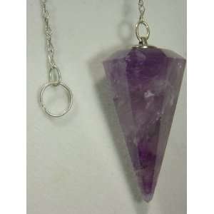   Amethyst Scrying Pendulum Wicca Healing Metaphysical Divination