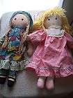 Vintage Holly Hobbie Cloth Dolls Early Doll and 1990 Fi