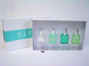 New CLEAN Coffret Perfume Gift Set EDP 4 pc/ 1 oz. each  