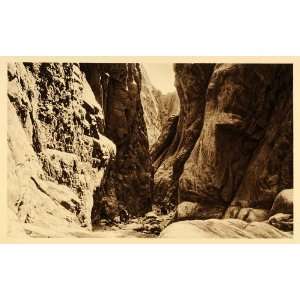  1925 Mount Sinai Peninsula Jebel Musa Path Photogravure 