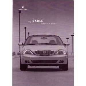  2005 MERCURY SABLE Owners Manual User Guide: Everything 