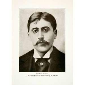   Portrait French Writer Author Modernism   Original Halftone Print