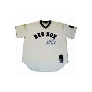  Jonathan Papelbon autographed Baseball Jersey (Boston Red 