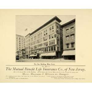  1898 Ad Mutual Benefit Life Insurance New Jersey Day 