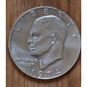  1974 Eisenhower Silver Dollar 