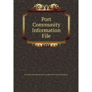  Port Community Information File Port of New York 