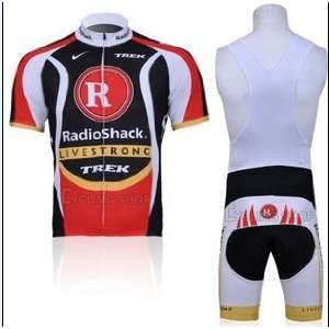 2011 the hot new model Radio Shack short sleeve jersey suit strap 
