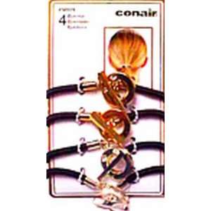  Conair Fancy Toggle Elastics (4 Count) (6 Pack) Health 