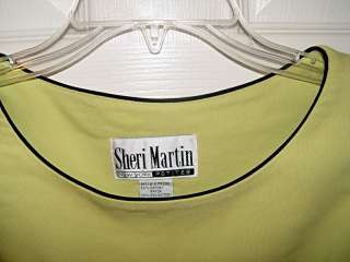 SHERI MARTIN NY PETITES SLEEVELESS TOP & SKIRT GUC K 5  