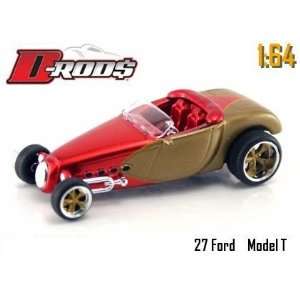  Jada Dub City D Rods Red & Champagne 1927 Ford Model T 1 