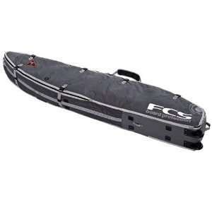  FCS Shortboard Triple Travel Cover   Alloy & Charcoal 