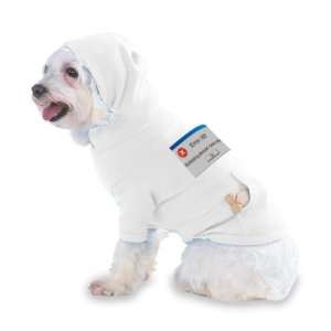   Confused Hooded T Shirt for Dog or Cat X Small (XS) White Pet