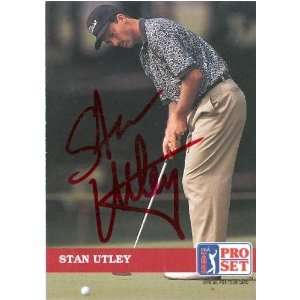 Stan Utley Autographed Trading Card (Golf)  Sports 