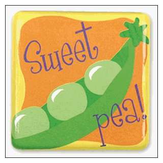  Stephen Joseph Silly Squares Sweet Pea Magnet Kitchen 